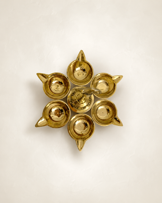Brass Agal Deep Diya Oil Lamp