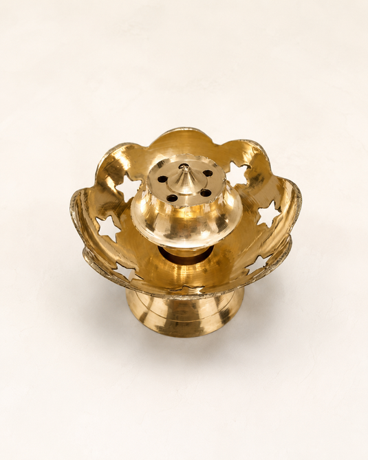 Brass Agardan Katori Incense Stick Holder
