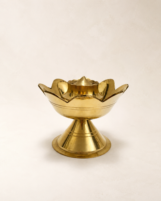 Brass Akhand Dev Agardan Incense Stick Holder