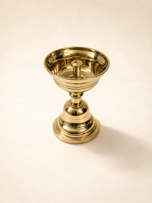 Brass Akhand Jyoti Akhand Diya Oil Lamp