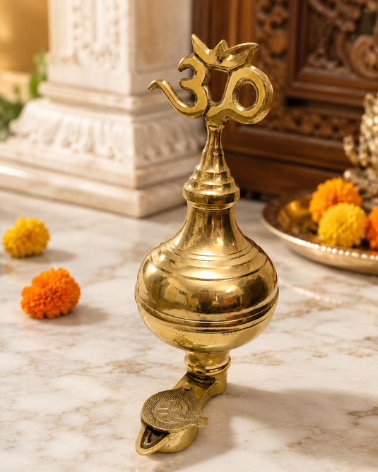 Brass Amar Deep Akhand Diya Oil Lamp