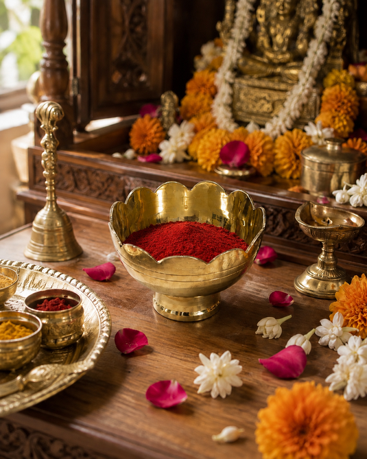 Brass Kamal Bowl Pooja Bowl