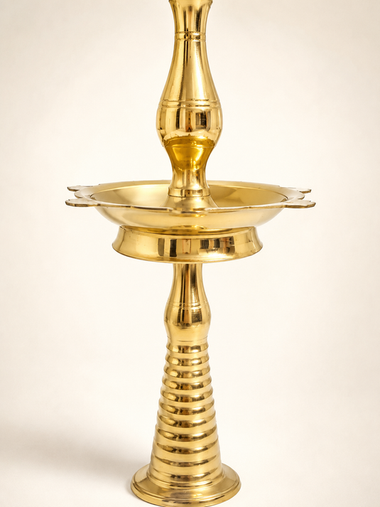 Brass Kerala Diya Oil Lamp