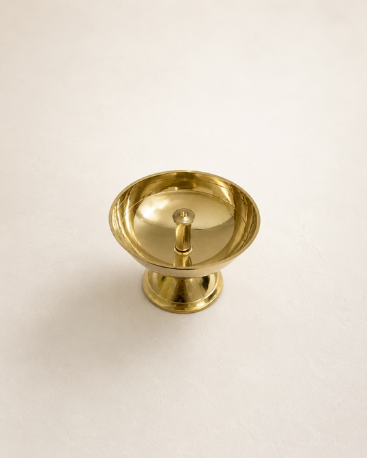 Brass Nanda Piyali Diya Oil Lamp