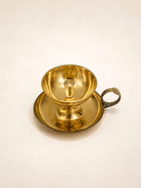 Brass Nanda Sampat Diya Oil Lamp