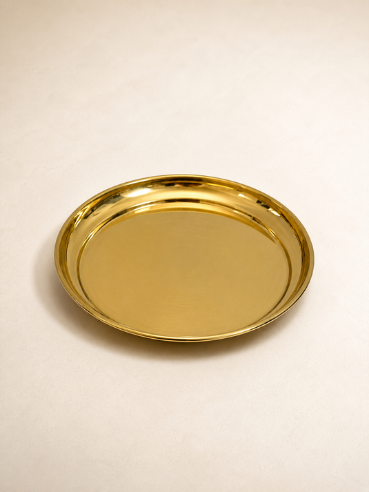Brass Pooja Plate
