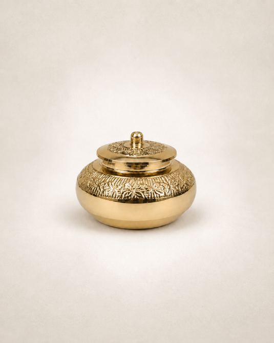 Brass Sindoor Kumkum Box