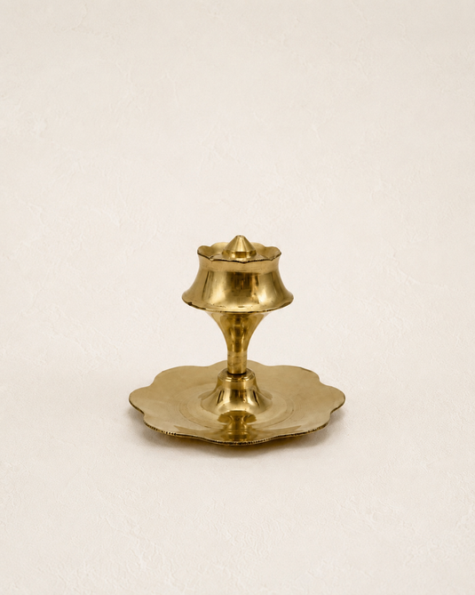 Brass Agardan Kamal Incense Stick Holder