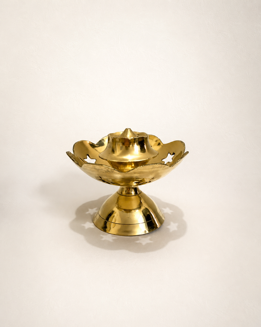 Brass Agardan Katori Incense Stick Holder
