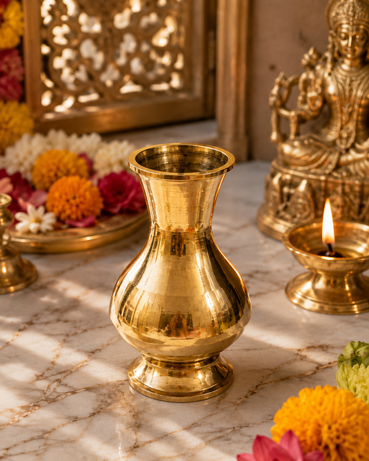 Brass KC Sada Pooja Kalash