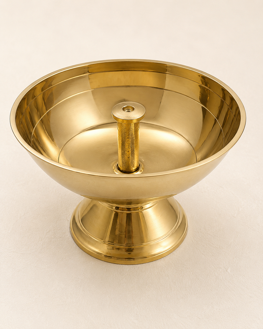 Brass Nanda Piyali Diya Oil Lamp