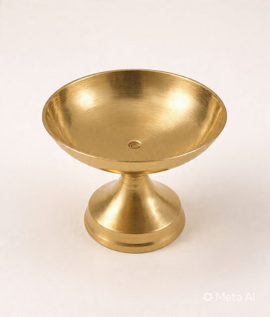 Brass Niranjan Diya Oil Lamp
