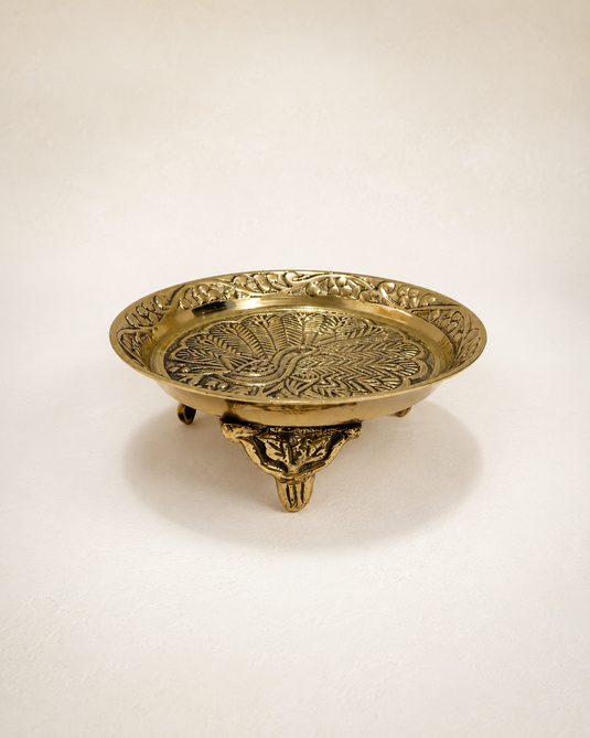 Brass Pin Tray Pooja Tray