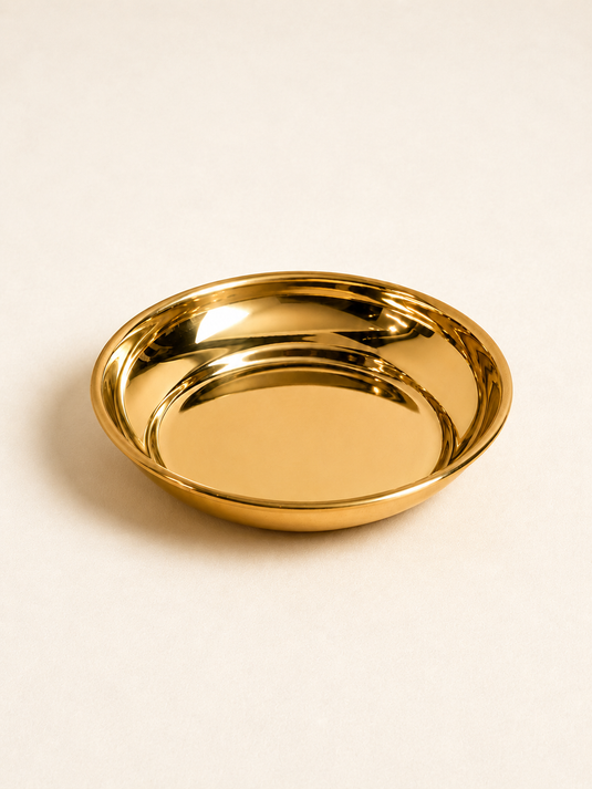 Brass Pooja Plate