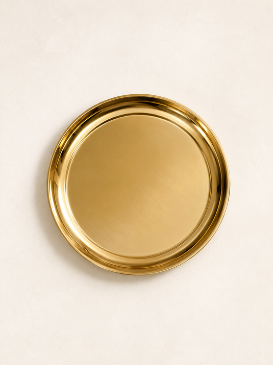 Brass Pooja Plate