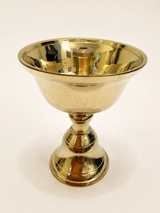 Brass Stand Piyali Diya Oil Lamp